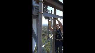 Andrew SHX horn antenna removal, 9/29/14