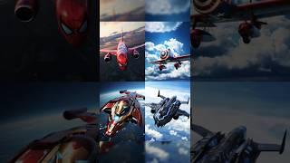 Avengers as Air plane #marvel #shortsfeed #spiderman #ironman #shorts #midjourney