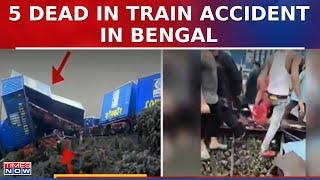 Bengal Train Accident: 20-25 Injured, 5 Dead Including Loco Pilot, Rescue Operation On | Latest News