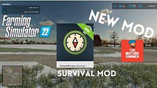 Farming Simulator 22 New Mod | Gamedifficulty:Survival