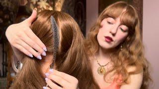 Scalp Blessing  Relax and Manifest ASMR (hair & scalp play for light meditation & tingles)