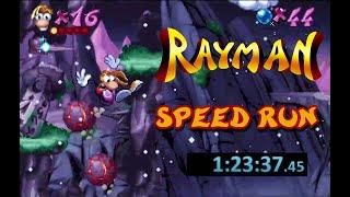 고전게임 원상원 레이맨 스피드런 1.23.37 세계 2위 (Rayman speedrun World Record)