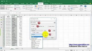 How to highlight row if cell contains text/ value/ blank in Excel