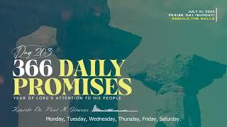 366 DAILY PROMISES | Day 203 | With Apostle Dr. Paul M. Gitwaza (English Subtitle Version)