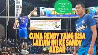 GILA | RENDY TAMAMILANG BLOK SPIKE SANDY AKBAR HANYA DENGAN SATU TANGAN 