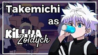 •Tokyo Revengers react to Takemichi// Takemichi as Killua Zoldyck• WIP