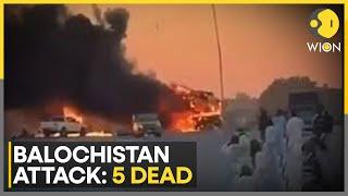 Balochistan Attack | BLA Bombs Bus in Balochistan: 5 Dead, 32 Injured | World News | WION