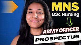 MNS BSc Nursing Prospectus 2023 | MNS Notification OUT!