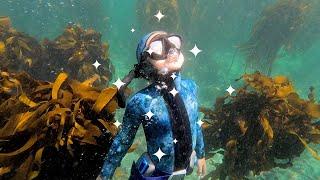 Ella's magical kelp forest freedive