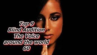 Top 9 Blind Audition (The Voice around the world 60)