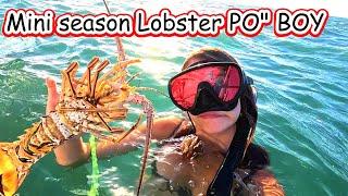 Lobster mini-season | "Windy & Murky" | Best Lobster Po' Boy ever