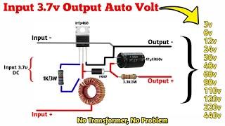 DIY Auto Volt Converter: Auto output voltages from 3.7V DC to 450v | utsource