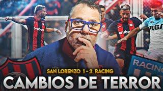 SAN LORENZO PERDIO CON RACING SOBRE LA HORA 2-1 CON LOS CAMBIOS DE TERROR