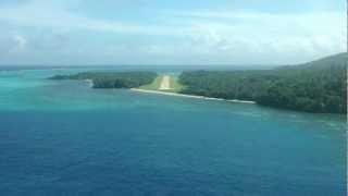 Landing on Laucala Island, Fiji