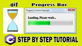 How to Create C# Loading Screen with Progress Bar and GIF