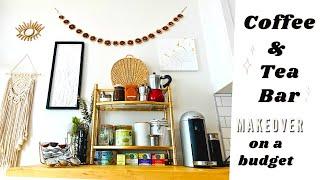 I gave my coffee and tea bar a mini makeover and it turned out amazing!