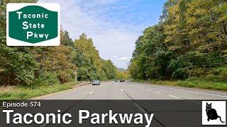 The beautiful & scenic Taconic Parkway in Westchester County, New York