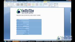 How to Create a Form in  Microsoft Word 2007