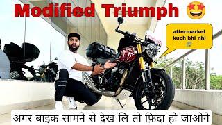 Fully loaded Triumph Speed & Triumph Scrambler 400X modified Triumph Speed & Scrambler