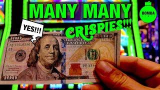 How to Convert CRISPY $100 bills into MANY!!!  #LasVegas #Casino #SlotMachine