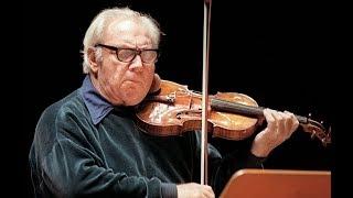 Isaac Stern Masterclass, Bach Chaconne, Carmelo de los Santos