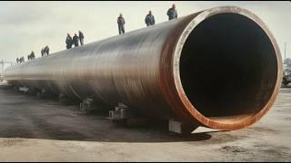 How GIANT PIPE Is Made. Amazing Production Process And Incredible Forging Machine In Working