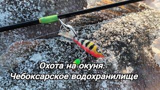 Ловля окуня на балансир зимой на Чебоксарском водохранилище