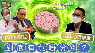 原來冇心理醫生呢個職業？！精神科醫生同臨床心理學家到底有乜嘢分別？ ｜有話直説