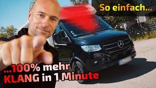 Mercedes Sprinter unfassbar schlechter originaler Klang! | ARS24