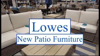 New Patio Furniture at Lowes!