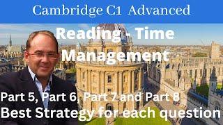Cambridge C1 Advanced(CAE) Reading and Time management