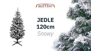 Vánoční stromek jedle 120cm Snowy - Bestent.cz