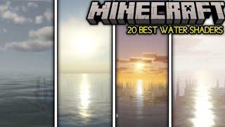  MCPE - 20 BEST WATER SHADER FOR 1.18/1.19