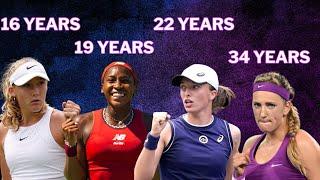 Best Female Tennis Player at Every Age