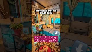 Welcome to our tiny home on wheels  #homeonwheels #home #diy #homerenovation #rvtour #rv