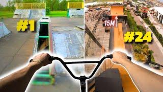 24 Скейт-парка за 24 Часа на BMX!