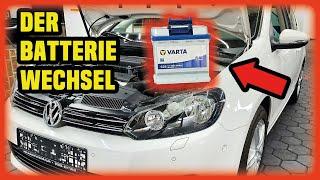 VW Golf 6 Batterie Wechseln | Tutorial |