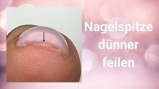 Nagelspitzen dünner feilen | So bekommst du es hin | Mimi made it