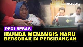 Pegi Bebas Kasus Pembunuhan Vina Cirebon, Ibu Menangis Hingga Bersorak di Persidangan