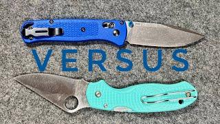 Spyderco Para 3 Lightweight vs Benchmade Bugout - Versus Episode 22