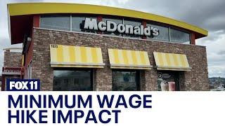 The impact of CA's fast food wage hike