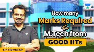 HOW MANY MARKS ARE REQUIRED TO GET INTO IITs FOR M.TECH | GATE 2023 | S K MONDAL (Ex- IES) #gate