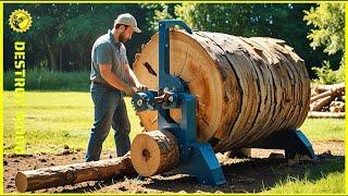 20 Fastest Automatic Firewood Processing Machine | World's Fastest Wood Cutting Chainsaw #4