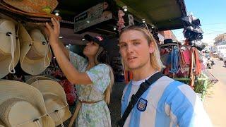 Shopping for Gaucho Hats in Super Hot Paraguay 