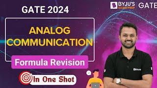 Analog Communication Formula Revision | GATE 2024 Electrical, Electronics | BYJU'S GATE