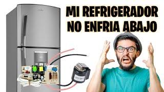 REFRIGERADOR MABE NO ENFRIA ABAJO | SOLUCION FACIL Y RAPIDO