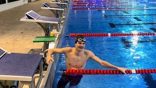 Schnellster Sprint des Jahres: 100m Freistil in 1:08 Minuten vom Block | 02 2023