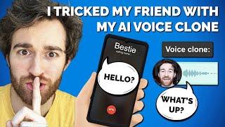 I Tricked My Best Friend with my AI VOICE CLONE