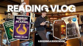 reading vlog  building a book nook, redecorating my home library & a writing update