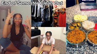 Vlog// end of junior year clean out+ package return + meal prep + MCAT prep (HEY GUYS!!)